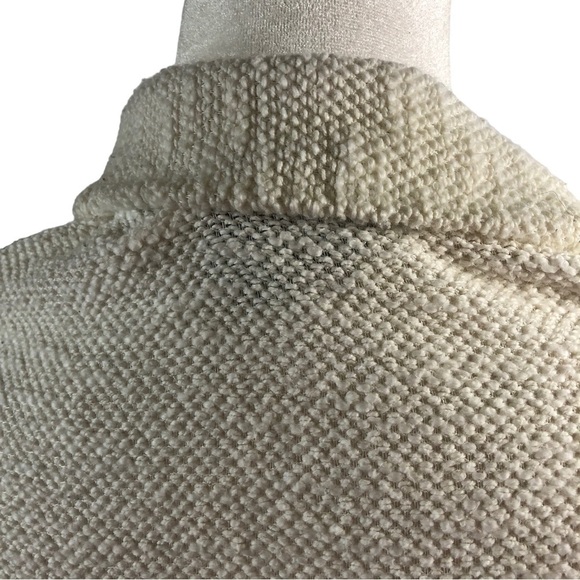 Anthropologie Saturday Sunday Open Cardigan Women M Off White Long DolmanSleeve - Picture 8 of 11